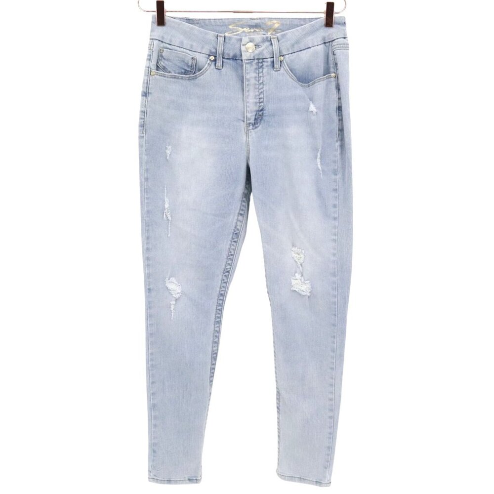 Seven 7 Skinny Jeans Women 10 Blue Casual Weekend Classic Travel Trendy Everyday